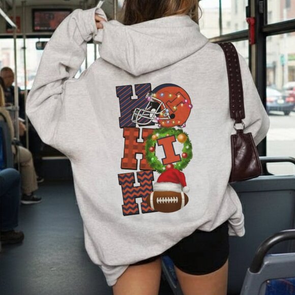 Tops - Illinois Fighting Illini university Football Game Day hoodie shirt sweatshirt